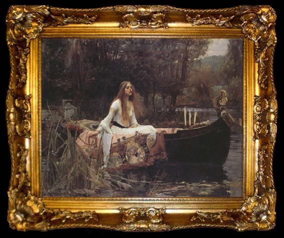 framed  John William Waterhouse The Lady of Shalott (nn03), ta009-2